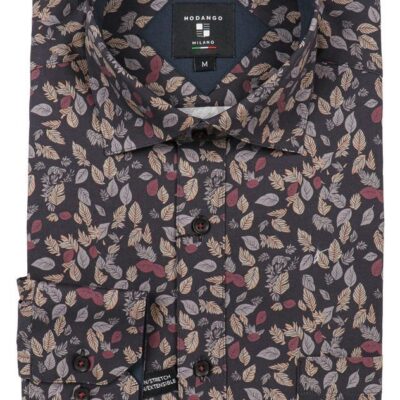 Chemise à manches longues Chemise pour homme avec poche Chemise Modango