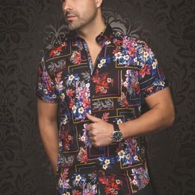 Chemise Au Noir Chemise à manches courtes Chemise à motifs