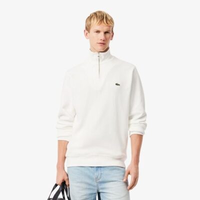 SH1927 | CHANDAIL DEMI-ZIP LACOSTE